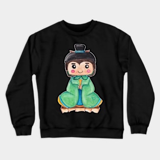 Watercolor - Japanese boy Crewneck Sweatshirt